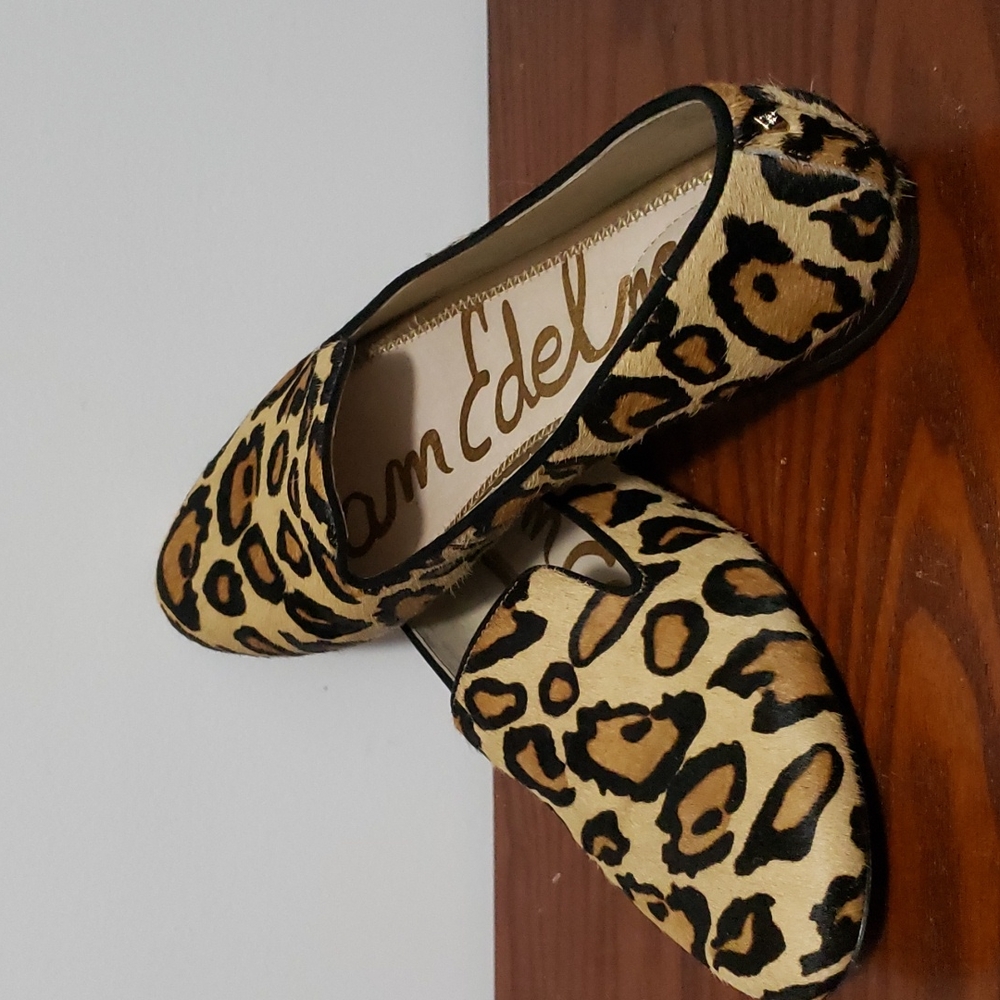 Sam Edelman calf hair loafers